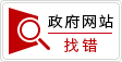 政府网站找错